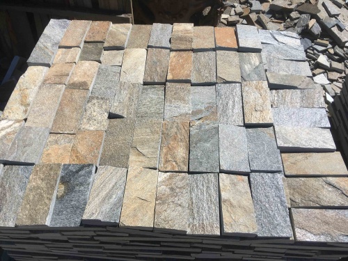 Плитка пилёная златолит Уральский для цоколя, отмостки купить в Качканаре