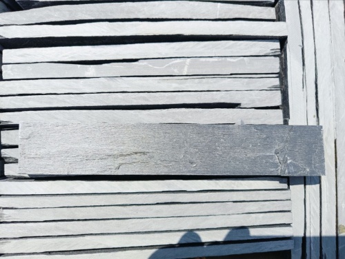 Плитка чёрная из натурального камня фасадная 30 см * 5 см, толщина 7 мм -30 мм купить в Качканаре